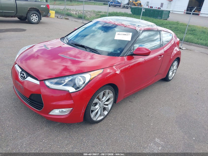 Vin: kmhtc6ad0fu238050, lot: 46638561, hyundai veloster 20152