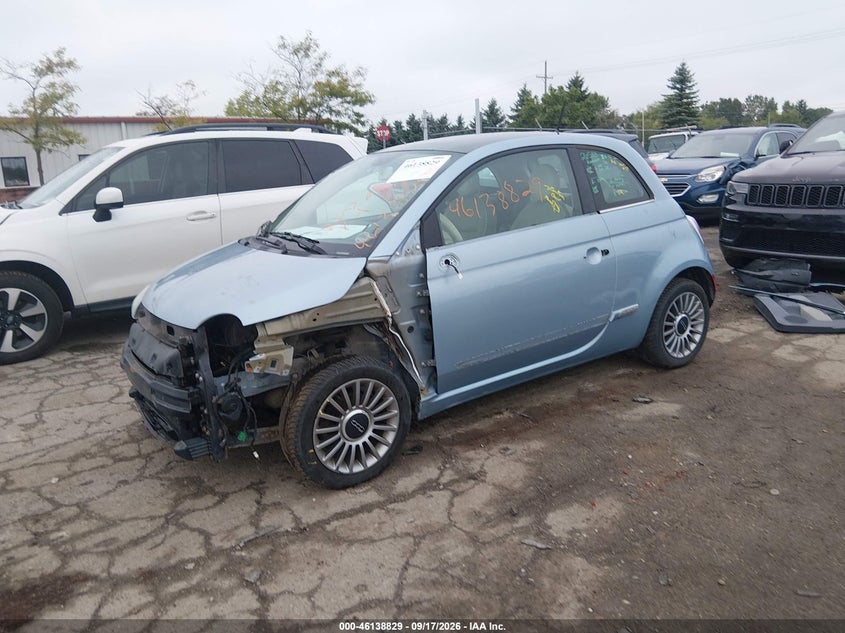Vin: 3c3cffcr0dt739472, lot: 46638563, fiat 500 lounge 20132