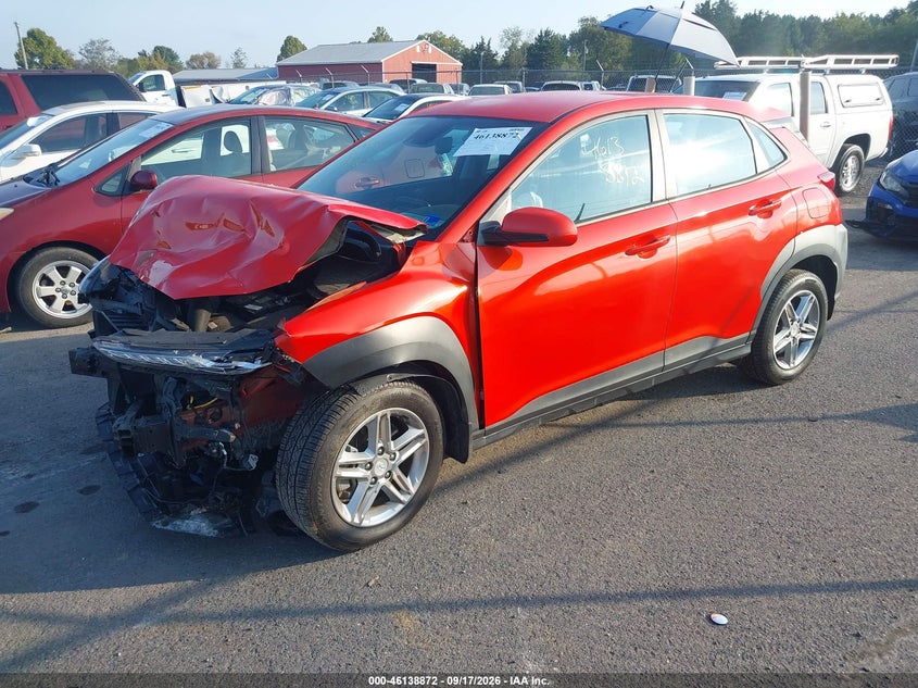 Vin: km8k1caa9lu584390, lot: 46638606, hyundai kona se 20202