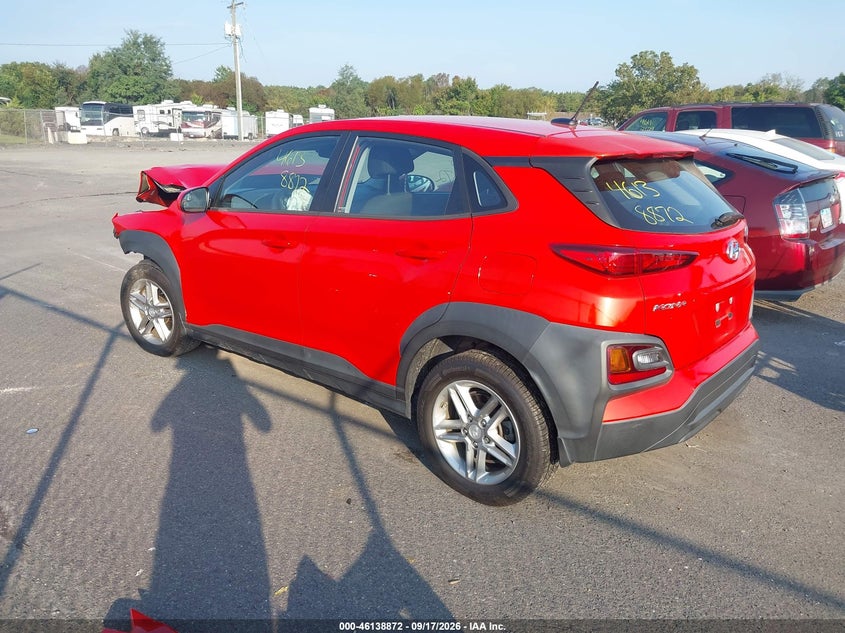 Vin: km8k1caa9lu584390, lot: 46638606, hyundai kona se 20203