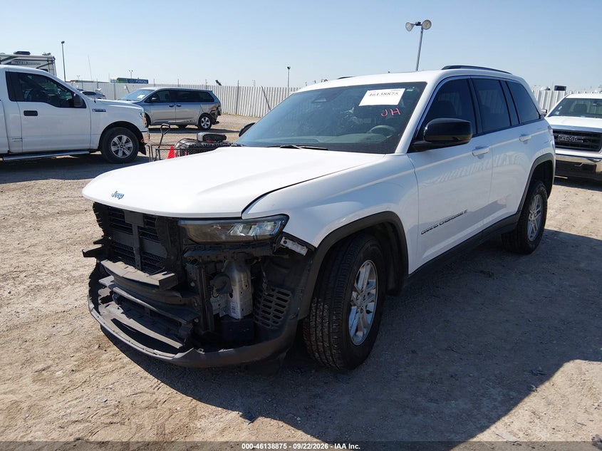 Vin: 1c4rjgag6pc534895, lot: 46638609, jeep grand cherokee laredo 4x2 20232