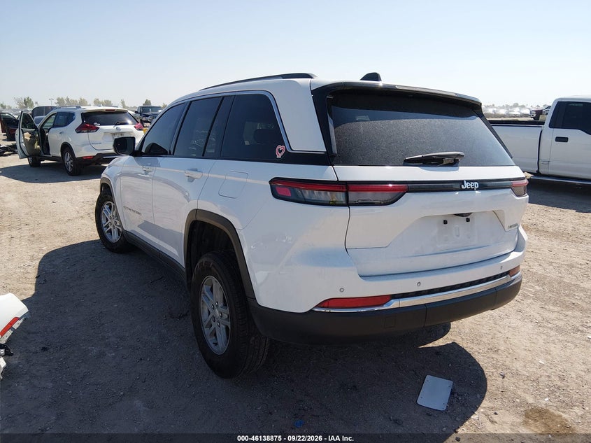Vin: 1c4rjgag6pc534895, lot: 46638609, jeep grand cherokee laredo 4x2 20233