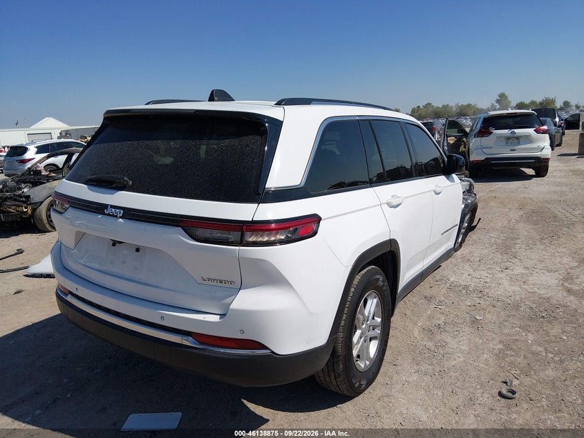 Vin: 1c4rjgag6pc534895, lot: 46638609, jeep grand cherokee laredo 4x2 20234