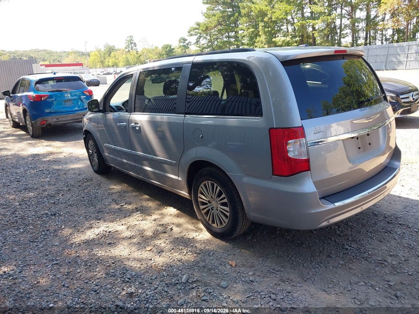 Vin: 2c4rc1cg8er237698, lot: 46638650, chrysler town & country touring-l 20143