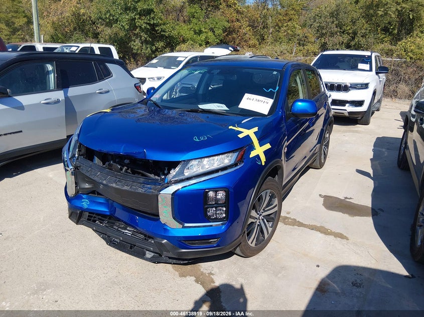 Vin: ja4aruauxtu019018, lot: 46638652, mitsubishi outlander sport 2.0 es/2.0 le/2.0 ralliart/2.0 s/2.0 se/2.0 trail edition 20262
