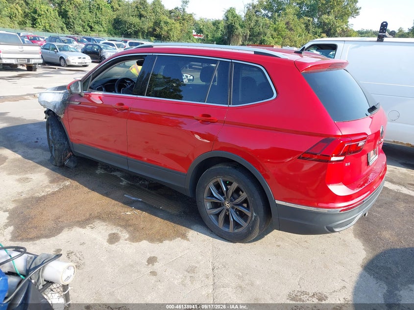 Vin: 3vv2b7ax9nm141887, lot: 46638675, volkswagen tiguan 2.0t se 20223