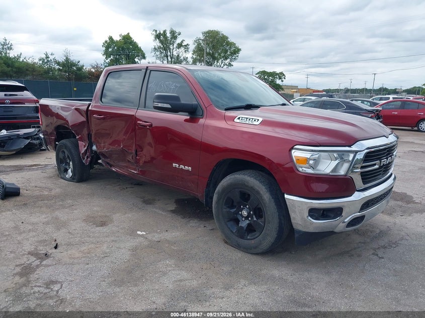 Vin: 1c6srfft3mn637466, lot: 46638681, ram 1500 big horn  4x4 5'7 box 2021 img_1