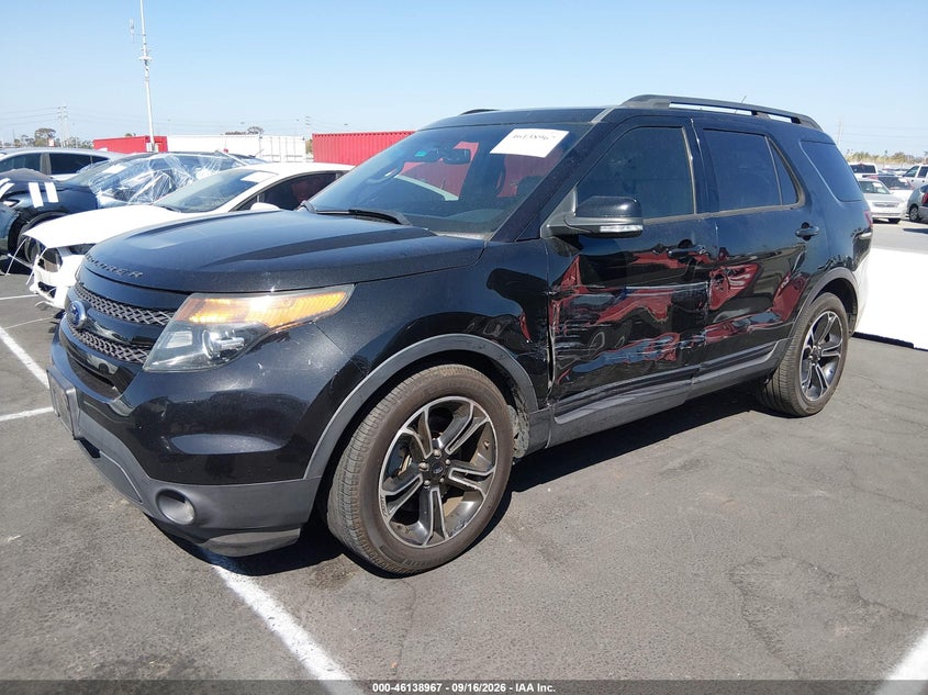 Vin: 1fm5k8gt0fga86789, lot: 46638701, ford explorer sport 20152