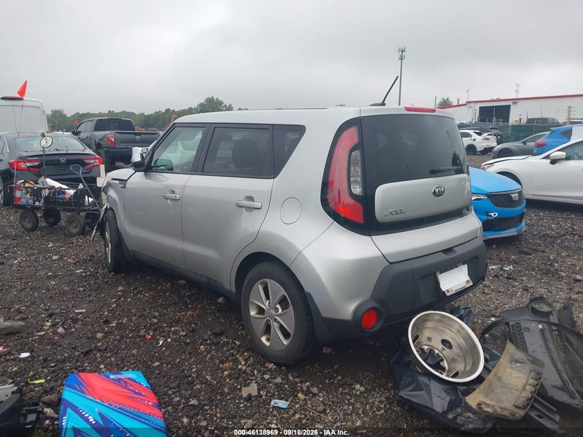 Vin: kndjn2a27e7745571, lot: 46638703, kia soul 20143