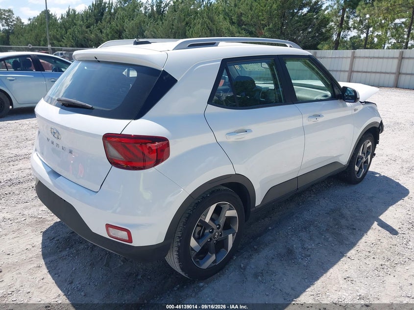 Vin: kmhrc8a33su377256, lot: 46638748, hyundai venue sel 20254