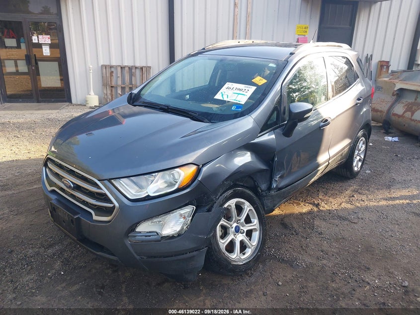 Vin: maj3s2ge7kc258009, lot: 46638756, ford ecosport se 20192