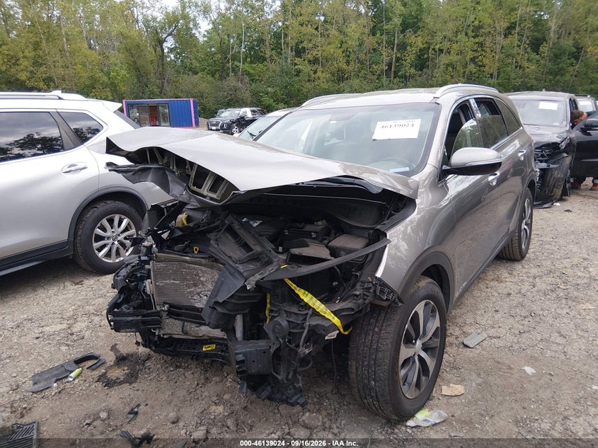 Vin: 5xyphda53gg133445, lot: 46638758, kia sorento 3.3l ex 20162