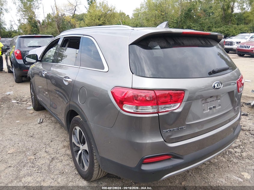 Vin: 5xyphda53gg133445, lot: 46638758, kia sorento 3.3l ex 20163