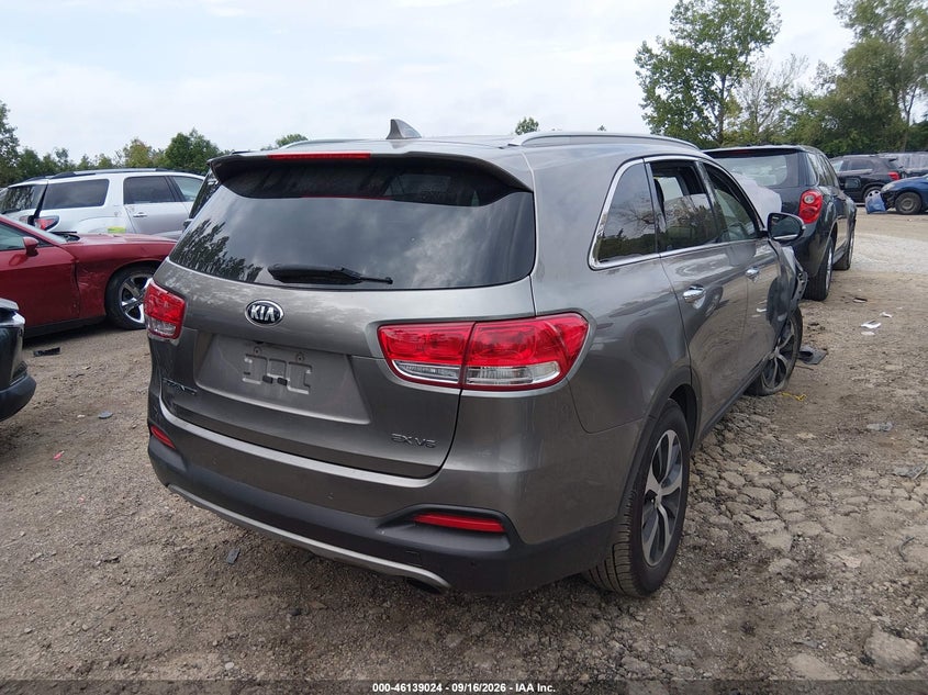 Vin: 5xyphda53gg133445, lot: 46638758, kia sorento 3.3l ex 20164