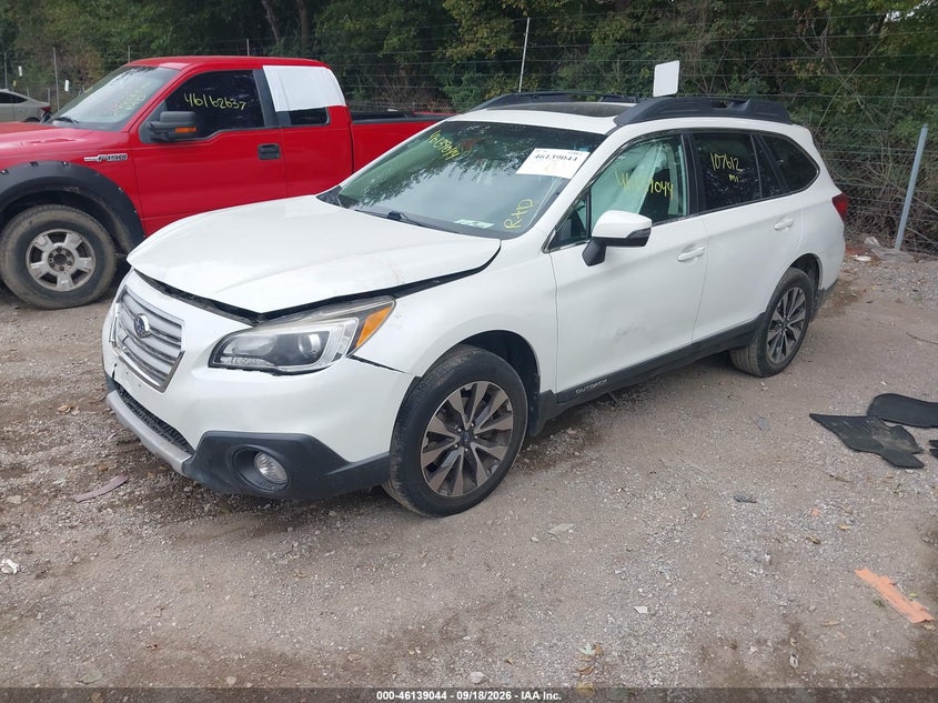 Vin: 4s4bsakc0h3435798, lot: 46638778, subaru outback 2.5i limited 20172