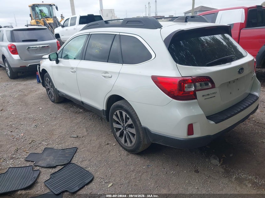 Vin: 4s4bsakc0h3435798, lot: 46638778, subaru outback 2.5i limited 20173