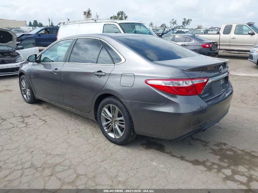 Vin: 4t1bf1fk9gu156803, lot: 46638788, toyota camry se 20163