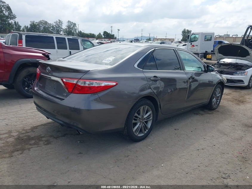 Vin: 4t1bf1fk9gu156803, lot: 46638788, toyota camry se 20164