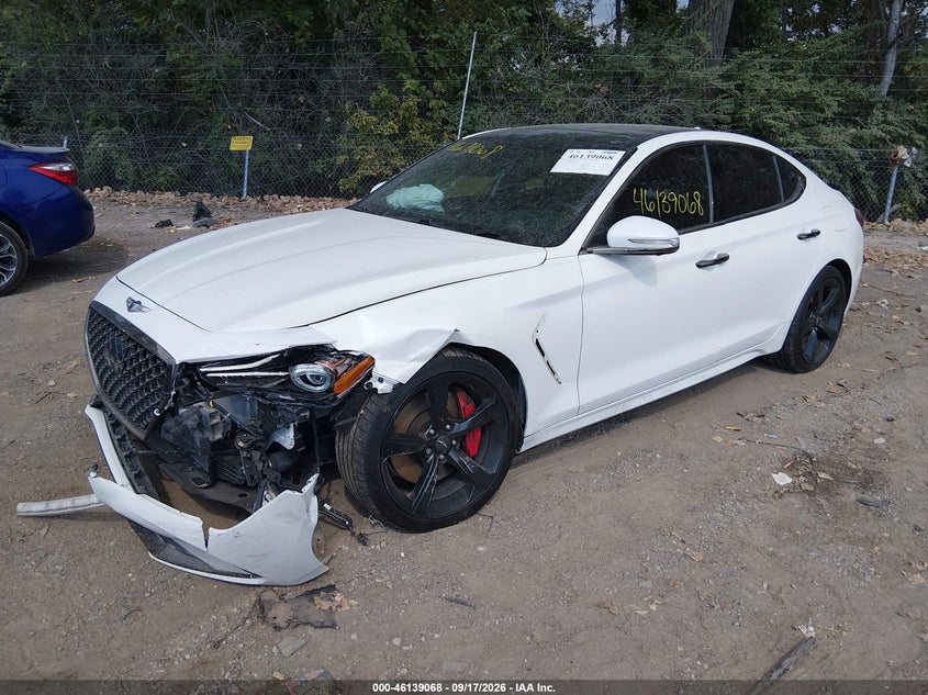 Vin: kmtg34le4mu076440, lot: 46638802, genesis g70 prestige/sport 20212
