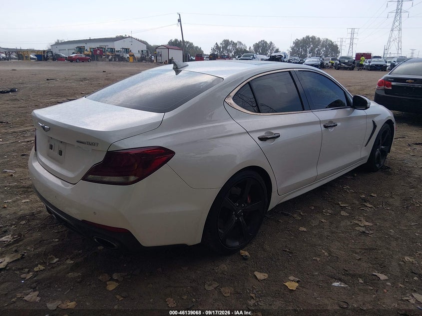 Vin: kmtg34le4mu076440, lot: 46638802, genesis g70 prestige/sport 20214