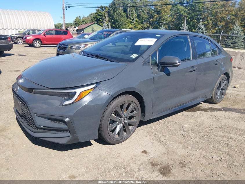 Vin: 5yfs4mce2pp163423, lot: 46638825, toyota corolla se 20232
