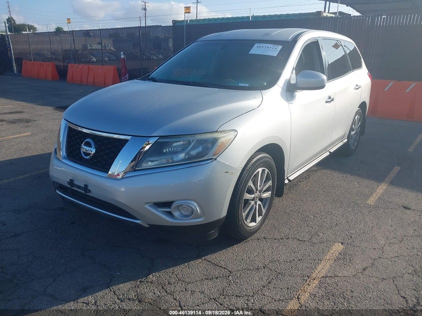 Vin: 5n1ar2mn9fc643459, lot: 46638848, nissan pathfinder s 20152