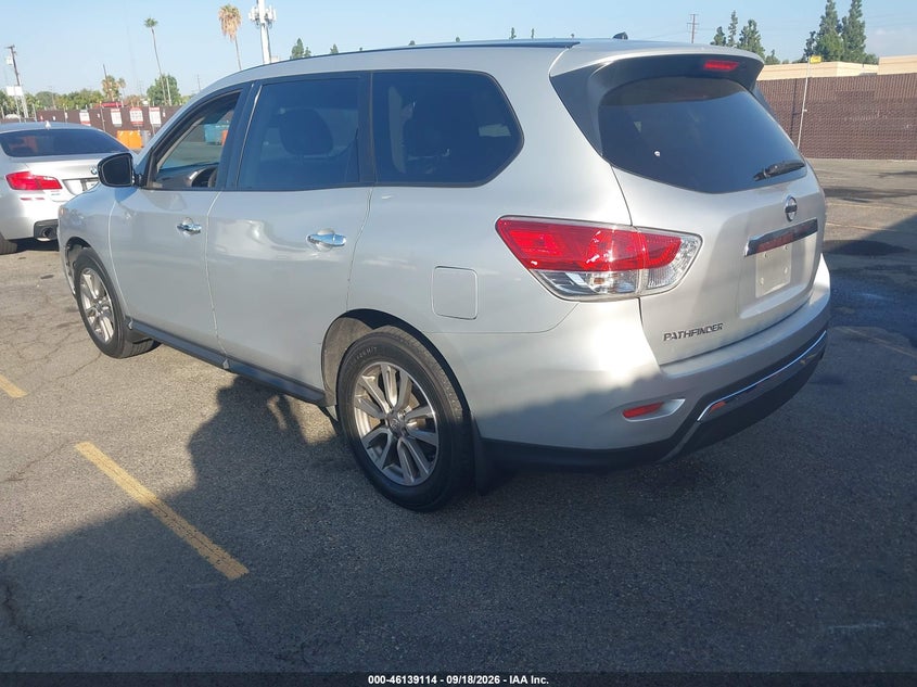 Vin: 5n1ar2mn9fc643459, lot: 46638848, nissan pathfinder s 20153