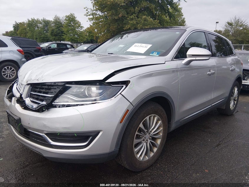 Vin: 2lmpj8kr1jbl47245, lot: 46638854, lincoln mkx select 20182