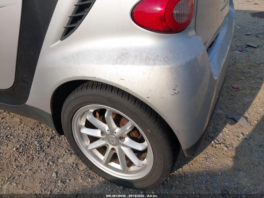 SMART FORTWO 2008 VIN WMEEK31XX8K207753