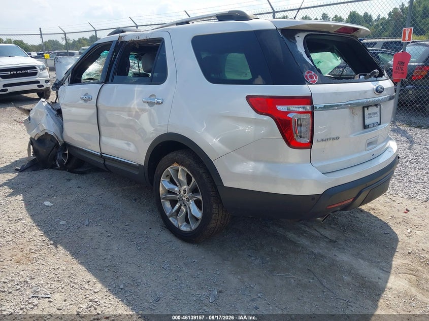 Vin: 1fmhk8f88bga72191, lot: 46638891, ford explorer limited 20113