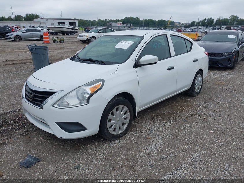 Vin: 3n1cn7ap6gl867437, lot: 46638901, nissan versa 1.6 s+ 20162