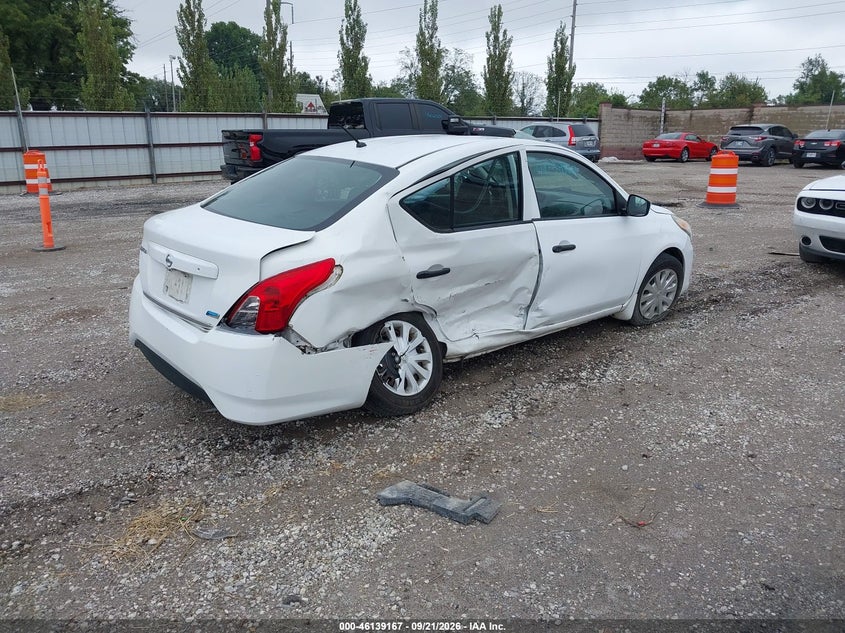 Vin: 3n1cn7ap6gl867437, lot: 46638901, nissan versa 1.6 s+ 20164