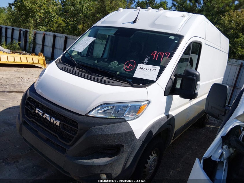 Vin: 3c6lrvcg8te180100, lot: 46638911, ram promaster tradesman 20262