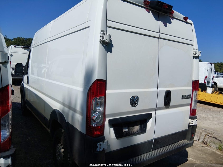 Vin: 3c6lrvcg8te180100, lot: 46638911, ram promaster tradesman 20263