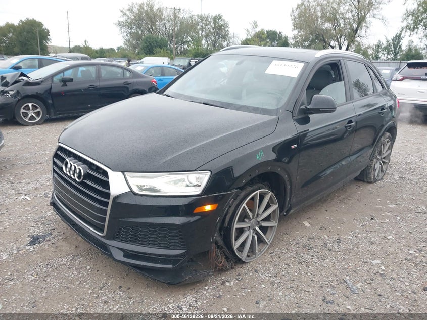 Vin: wa1eccfs9jr028913, lot: 46638960, audi q3 2.0t premium/2.0t sport premium 20182