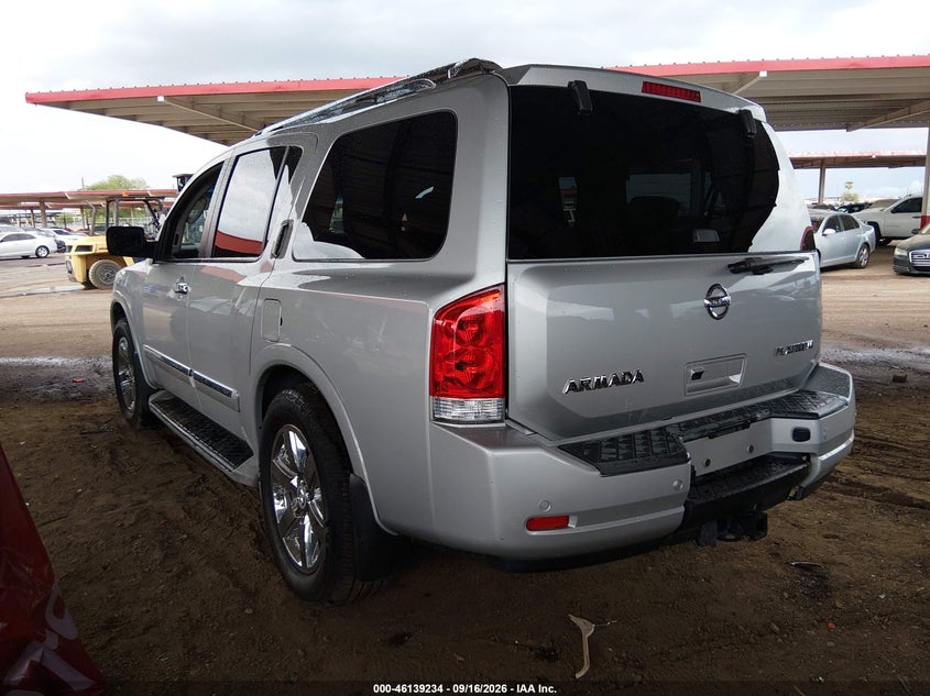 Vin: 5n1aa0nc8cn601437, lot: 46638968, nissan armada platinum 20123