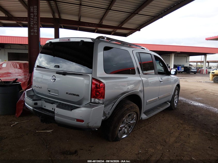 Vin: 5n1aa0nc8cn601437, lot: 46638968, nissan armada platinum 20124