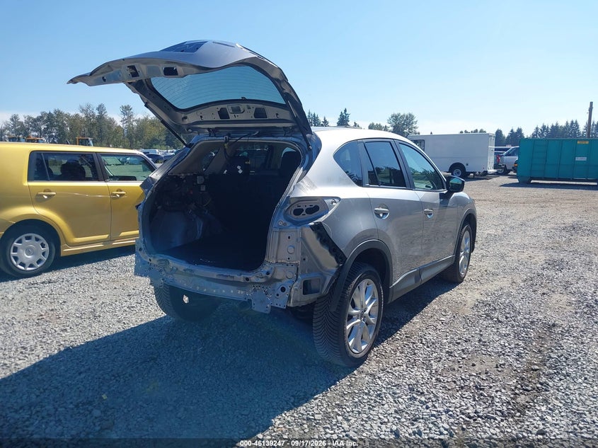Vin: jm3ke4dy7f0469720, lot: 46638981, mazda cx-5 grand touring 20154