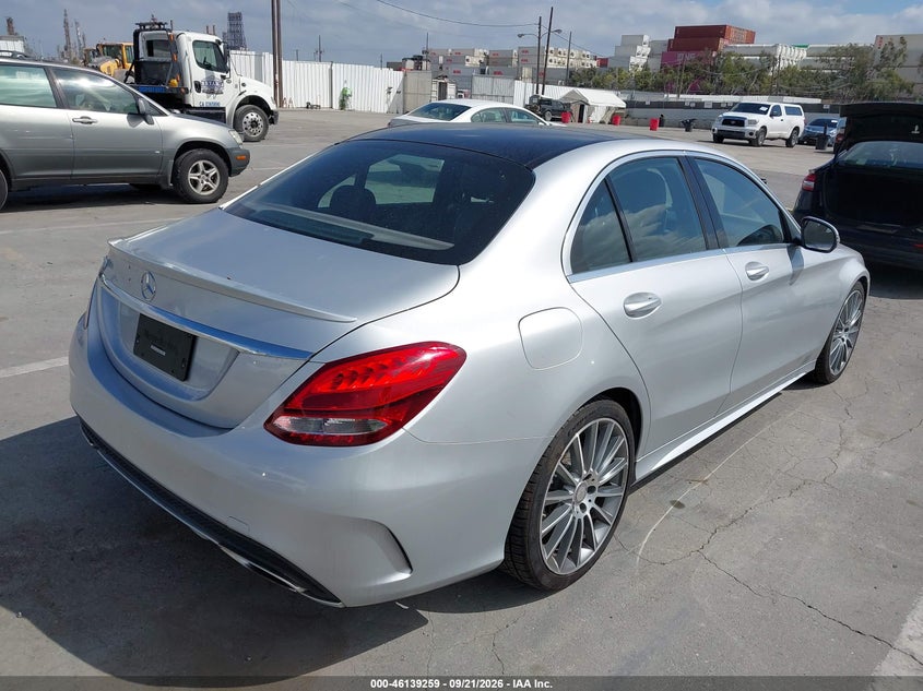 Vin: 55swf4jbxgu151003, lot: 46638993, mercedes-benz c 300 sport 20164