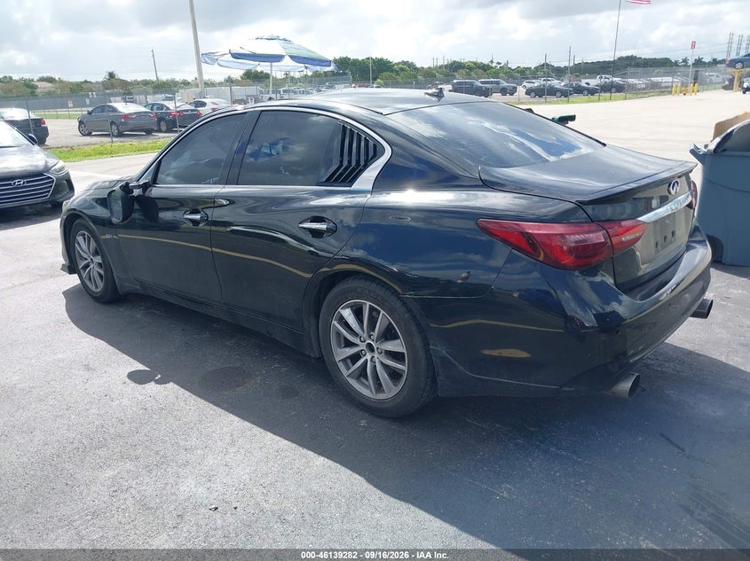 Vin: jn1ev7ap2km516015, lot: 46639016, infiniti q50 3.0t luxe 20193