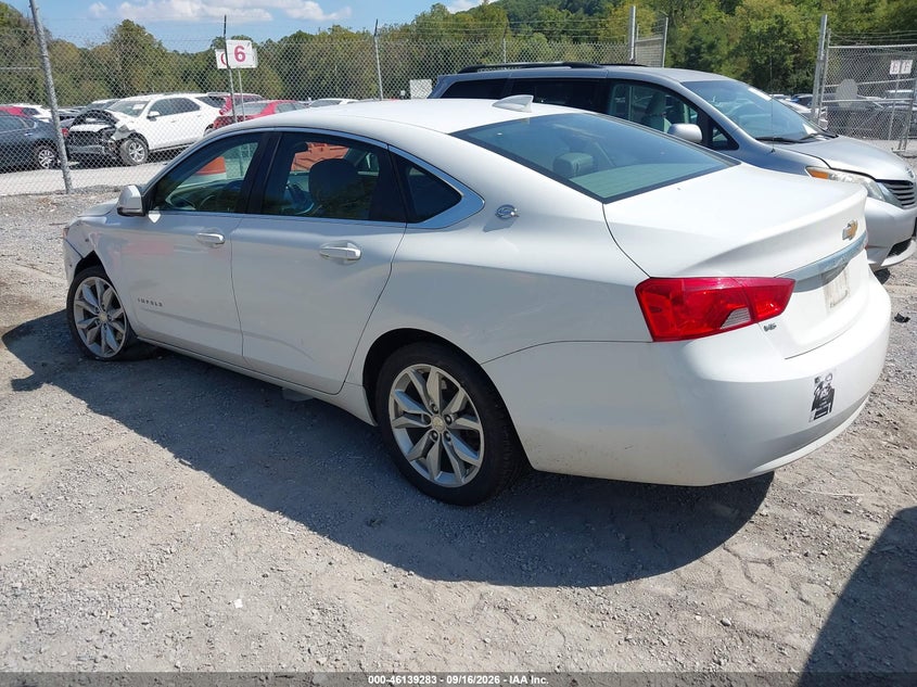 Vin: 2g1115s39g9105778, lot: 46639017, chevrolet impala 2lt 20163