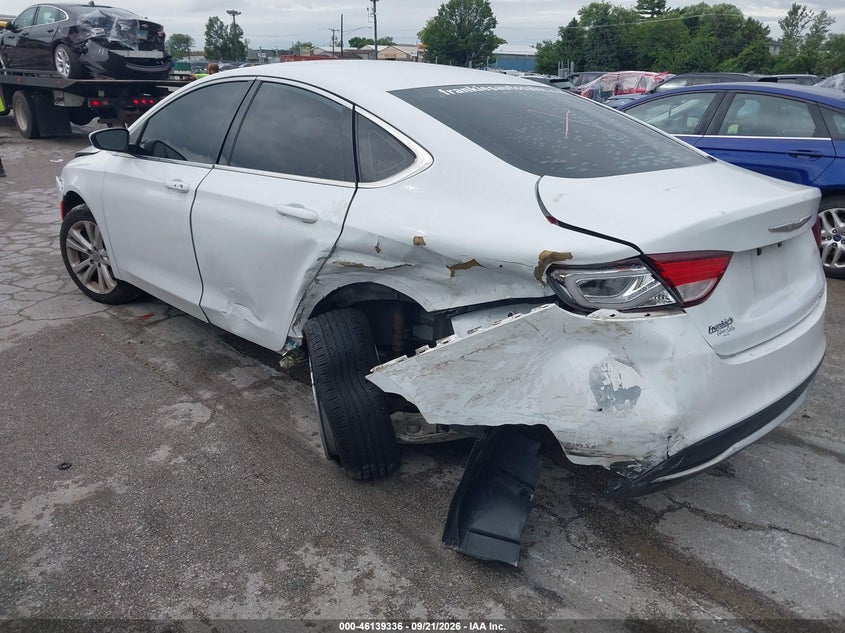 Vin: 1c3cccfb4hn508229, lot: 46639071, chrysler 200 touring 20173