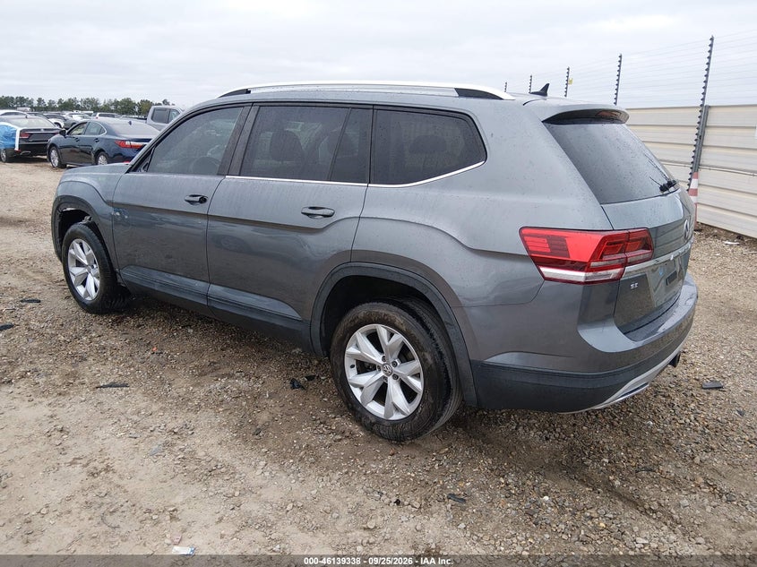 Vin: 1v2wr2ca9kc533352, lot: 46639072, volkswagen atlas 3.6l v6 se w/technology 20193
