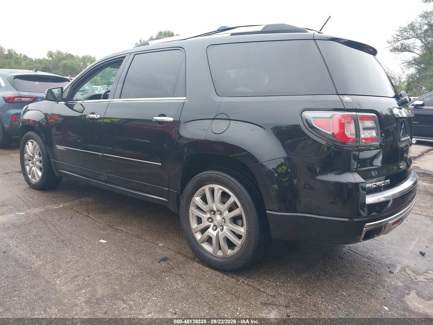 Vin: 1gkkvtkd0fj213775, lot: 46639073, gmc acadia denali 20153