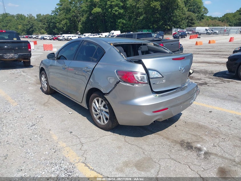 Vin: jm1bl1vp0d1780223, lot: 46639148, mazda mazda3 i touring 20133