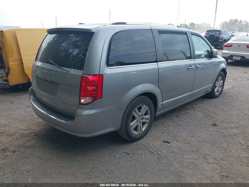 Vin: 2c4rdgcg9jr240717, lot: 46639154, dodge grand caravan sxt 20184