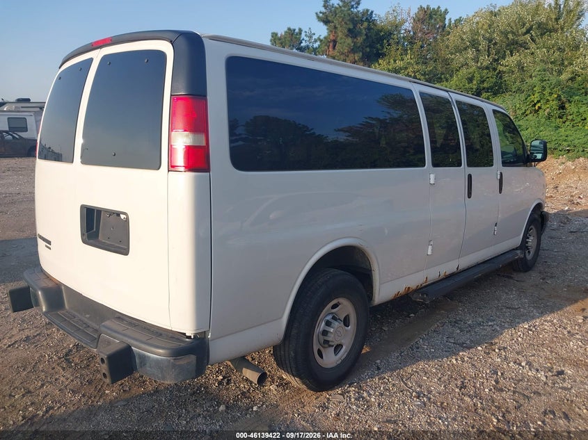 Vin: 1gazgnfg3g1209847, lot: 46639156, chevrolet express 3500 ls 20164