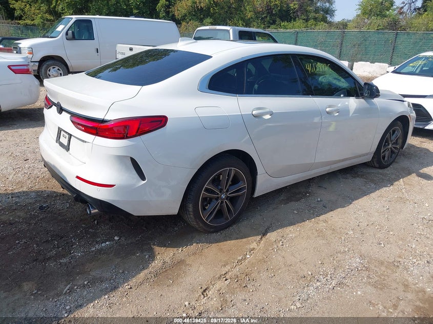 Vin: wba73ak05m7h71186, lot: 46639159, bmw 228i gran coupe xdrive 20214