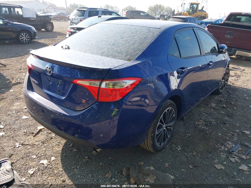 Vin: 5yfburhe9fp244830, lot: 46639210, toyota corolla s plus 20154
