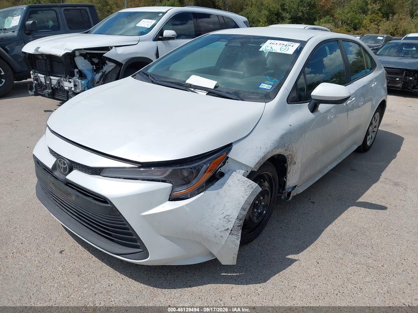Vin: 5yfb4mde6tp420382, lot: 46639228, toyota corolla le 20262